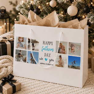 Father's Day Gift Bag Personalised Photos