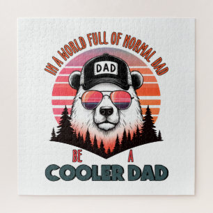 Father's Day Gift Be A Cooler Dad Jigsaw Puzzle