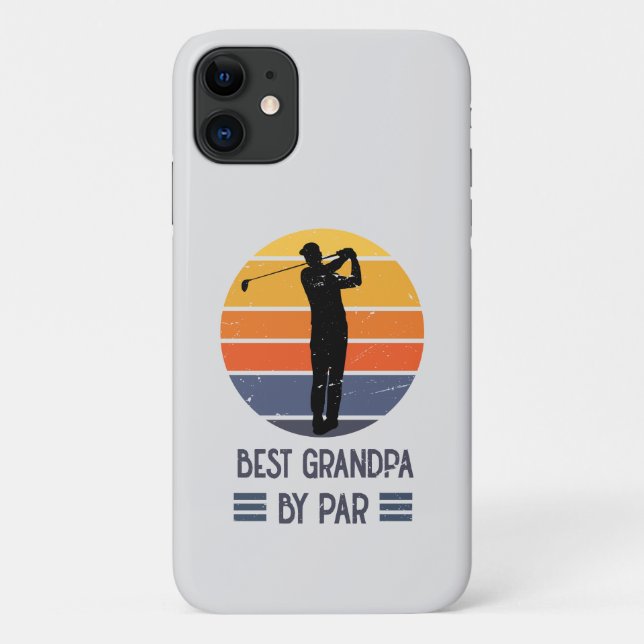 Father's Day Gift | Best Grandpa By Par  Case-Mate iPhone Case (Back)