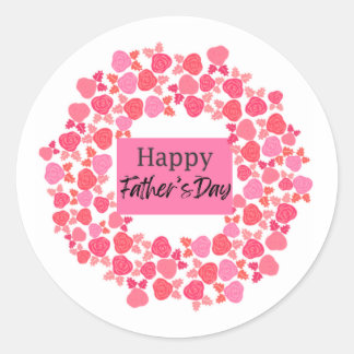 Father's Day Gift Classic Round Sticker