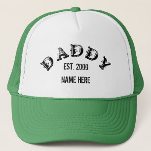 FATHERS DAY GIFT CUSTOM DAD BIRTHDAY GIFT TRUCKER HAT