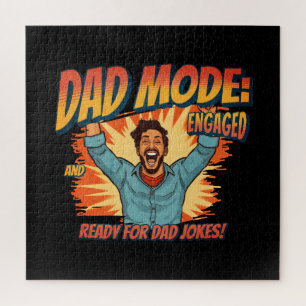 Father's Day Gift Dad Mode Jigsaw Puzzle