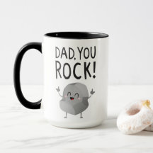 Fathers Day gift Dad, you rock! Cool Funny Kawaii