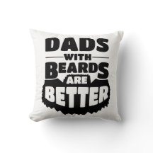 Father's Day Gift - Dads with Beards Pillow