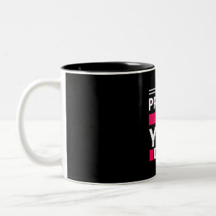 Father's Day Gift I Am Proud Of You Dad Two-Tone Coffee Mug
