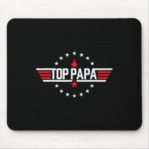 Fathers Day Gift Papa Gift From Grandkids Son Daug Mouse Pad