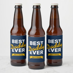 Father's Day Gift   Personalised Beer Label
