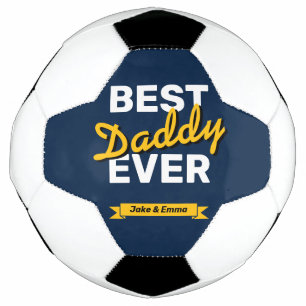 Father's Day Gift Personalised Soccer Ball