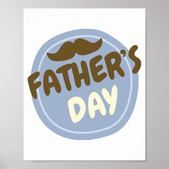 Fathers day gift poster (Front)
