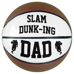 Father's Day Gift Slam Dunk Dad Photo Keepsake Basketball