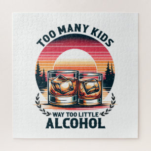 Father's Day Gift Too Many Kids Jigsaw Puzzle