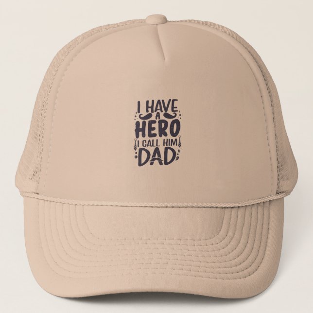 Father's Day Gift tucker Hat  (Front)