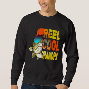 Father's Day Gifts - Fishing Reel Cool Grandpa Sweatshirt