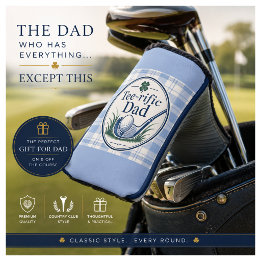 Fathers Day Golf Gift for Dad Putter Cover