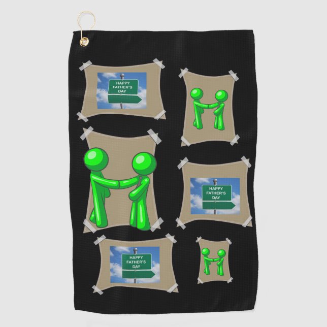 Father's Day Golf Towel (Front)