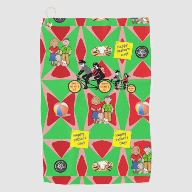 Father's Day Golf Towel (Front)