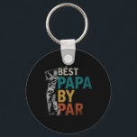 Fathers Day Golfer Dad Golfing Best Papa By Par Fu Key Ring<br><div class="desc">Fathers Day Golfer Dad Golfing Best Papa By Par Funny Golf</div>