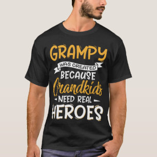 Father's Day Grandad Was Created Grampy T-Shirt