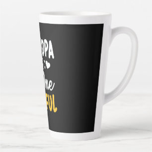 Father's Day Grandpa of Mr Onederful 1st Birthday Latte Mug