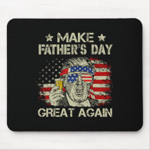 Father's Day Great Again Dad Ltsp Funny Donald Tru Mouse Pad
