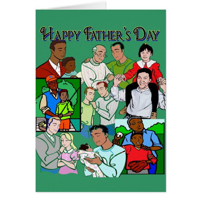 Father's Day Greeting Card (Front)