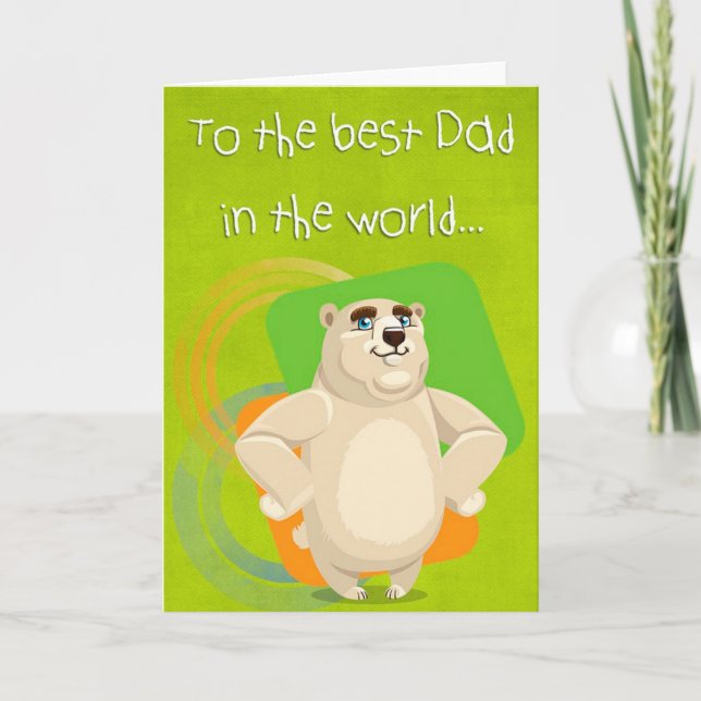Father's Day Greeting Card (Front)