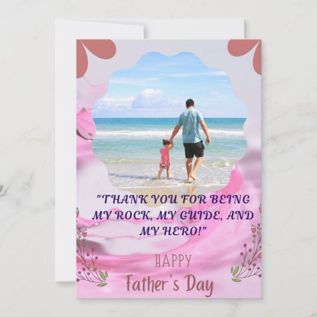 FATHER'S DAY GREETING CARD (Front)