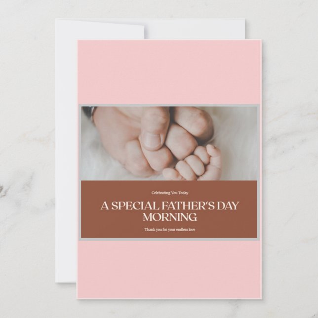 FATHER'S DAY GREETING CARD (Front)