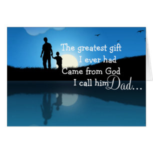 Father's Day Greeting Card/Silhouette