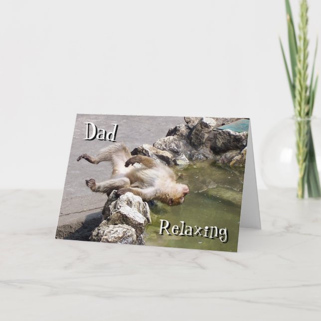 Father's Day greetings card (Front)
