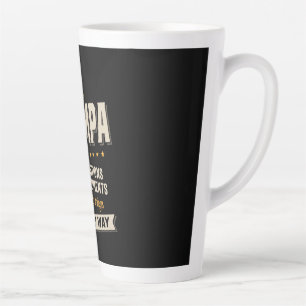 Father's Day Grumpa Way Funny Grandpa Latte Mug
