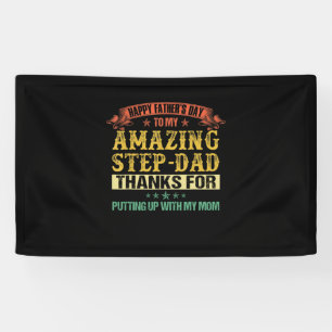 Father's Day   Happy Father's Day To Step Dad Banner