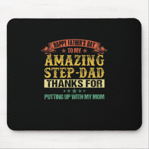 Father's Day   Happy Father's Day To Step Dad Mouse Pad