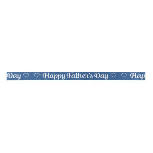 Father's Day - "Happy Father's Day" Word Art Satin Ribbon
