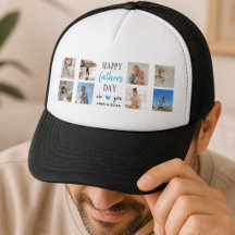 Father's Day Hat Gift | Personalised Photos