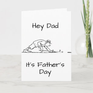 "FATHER'S DAY" HIT THE LINKS DAD & ENJOY CARD