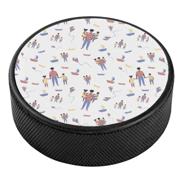 Father's Day Hockey Puck (3/4)