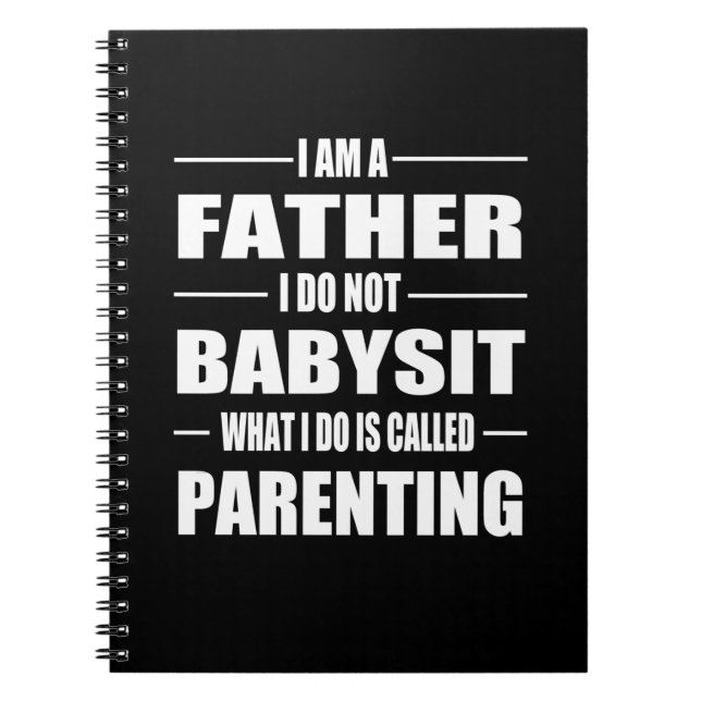 Father's Day | I Am A Father Notebook (Front)