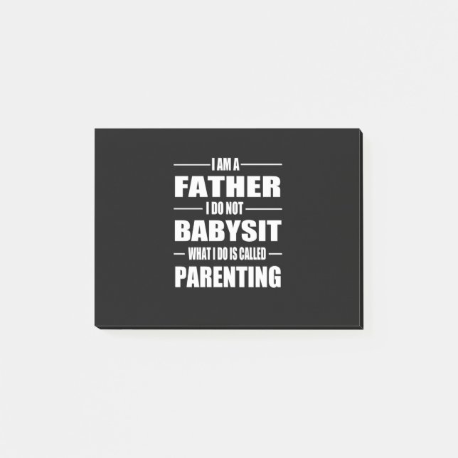 Father's Day | I Am A Father Post-it Notes (Front)