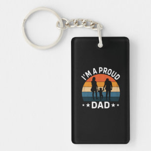 Father's Day I Am A Proud Dad Key Ring