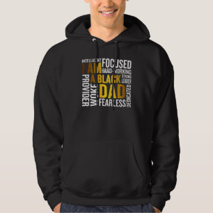 Father's Day I Am Black Dad Black Father Black Kin Hoodie