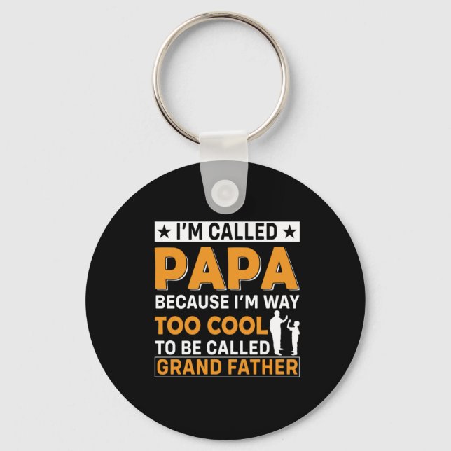 Father's Day I Am Called Papa Key Ring (Front)