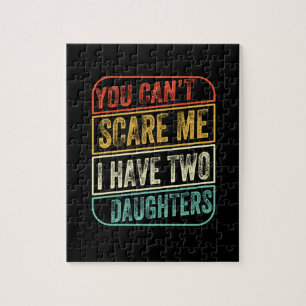 Father's Day I Have Two Daughters Jigsaw Puzzle