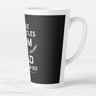 Father's Day I Have Two Titles Mum And Father Latte Mug