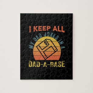 Father's Day I Keep All My Father Jokes Jigsaw Puzzle
