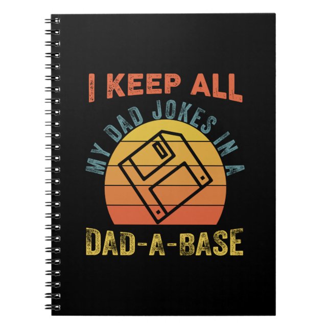 Father's Day I Keep All My Father Jokes Notebook (Front)