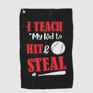 Father's Day I Teach My Kid To Hit Golf Towel