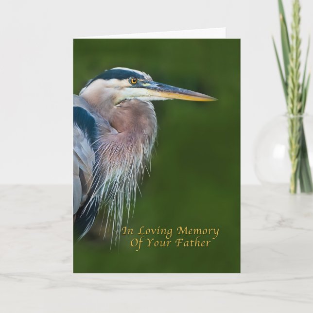 Father's Day, In Memory of Your Father Card (Front)