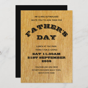 Father's Day Invitation