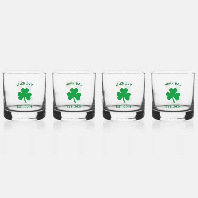 Father's Day Irish Whiskey Glass Set (Back)